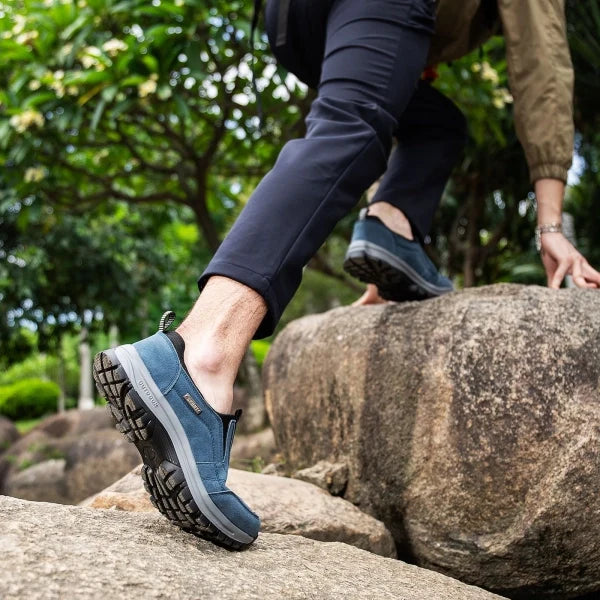KEENPE® – Zapatos de gamuza, cosidos a mano, diseñados para proporcionar una pisada estable, cómoda y natural durante todo el día