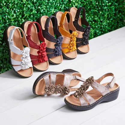 🔥 Sandalias ortopédicas de verano para mujer: soporte para el arco, tacón plano, ideales para quienes sufren de fascitis plantar. Fáciles, cómodas y sin dolor en cada paso ✅