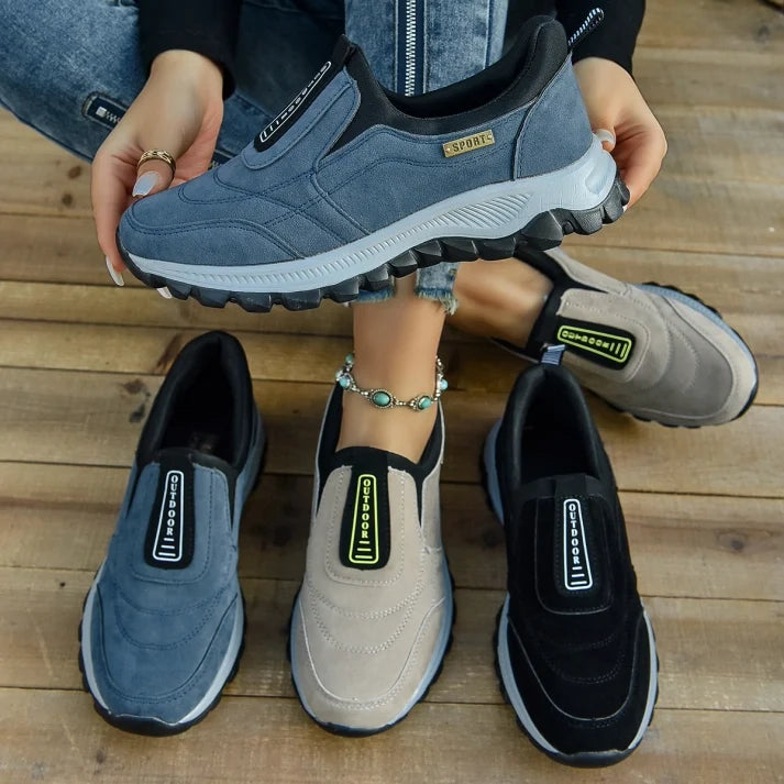 KEENPE® – Zapatos de gamuza, cosidos a mano, diseñados para proporcionar una pisada estable, cómoda y natural durante todo el día