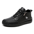 (🔥 50% de descuento - ¡No te lo pierdas!) Zapatos de piel de becerro seleccionados - Zapatos ortopédicos - 👞 - Duraderos, antideslizantes e impermeables (soporte de arco, alivio del dolor, unisex)