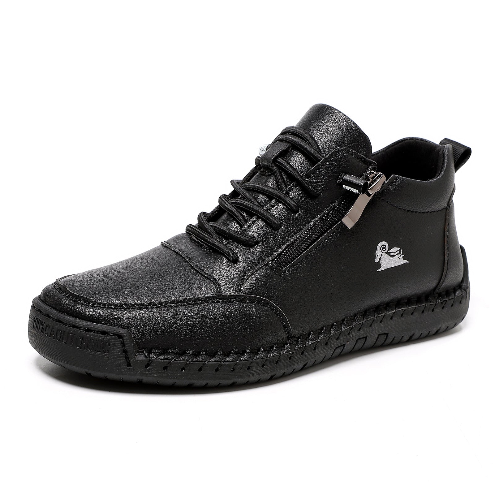 (🔥 50% de descuento - ¡No te lo pierdas!) Zapatos de piel de becerro seleccionados - Zapatos ortopédicos - 👞 - Duraderos, antideslizantes e impermeables (soporte de arco, alivio del dolor, unisex)