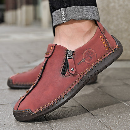 【🎉 60% de descuento por tiempo limitado, solo hoy. ¡No te lo pierdas!】 - Zapatos ortopédicos para hombre hechos con piel de becerro australiana. 👞 Caminata cómoda y alivio del dolor ✅