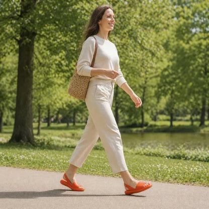 ⏰ ¡50% de descuento hoy! 👡 Sandalias cómodas con soporte para el arco plantar 🦶 Diseño ergonómico para caminar cómodamente todo el día ✅