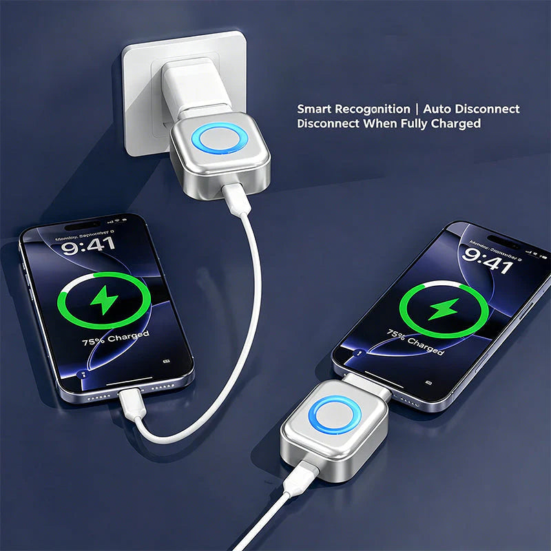 🛡️⚡Gyors töltő adapter automatikus kikapcsolással