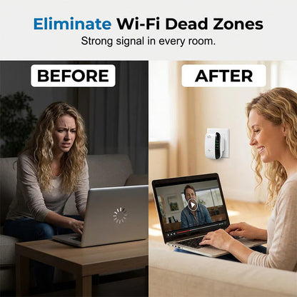 🔥300 Mb/s sebességű Wi-Fi-jelerősítő és -átjátszó