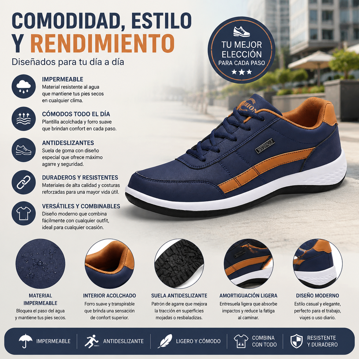 ¡Último día con un 50% de descuento! ⏰ KEENPE® | Alivio del dolor de pies y la fascitis: calzado ortopédico cómodo y transpirable.