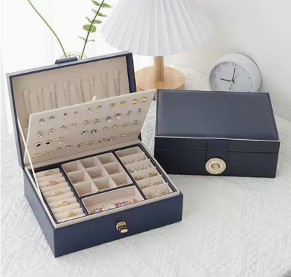 Európai stílusú, minimalista, kétszintes ékszeres doboz💍✨
