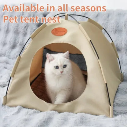 Cukor kisállat-sátor – összecsukható és praktikus 🐱⛺