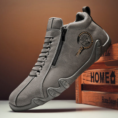 (⏰50% de descuento por tiempo limitado)🐂 Zapatos ortopédicos para hombre, hechos de auténtica piel de vaca australiana👞 cosidos a mano, impermeables y antideslizantes✅ soporte de arco - caminata cómoda