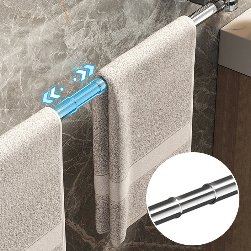 Praktikus, állítható törülközőtartó tapadókoronggal 🧺🚿🔧