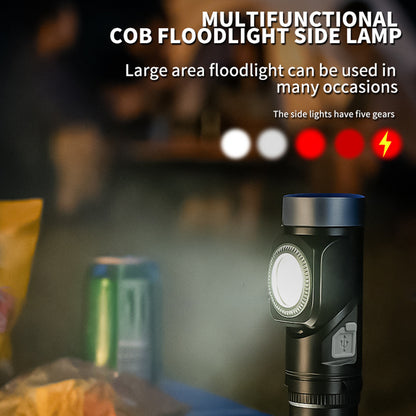 90°-ban forgatható LED-es fejlámpa és zseblámpa💡🔦