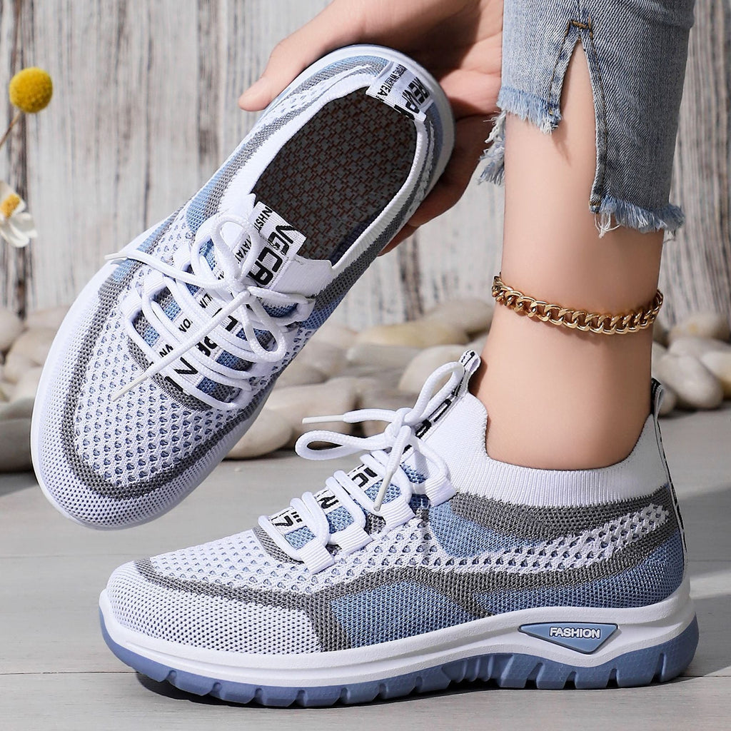 🔥Oferta especial por tiempo limitado🔥 Zapatos ortopédicos de malla para mujer: soporte para el arco, antideslizantes y con absorción de impactos 👟 Cada paso es fácil y cómodo, dile adiós al dolor ✅