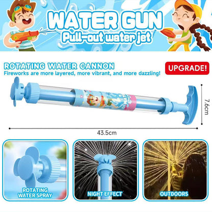 Extrám világos szivárványos LED-es vízipisztoly 🌈🔫✨