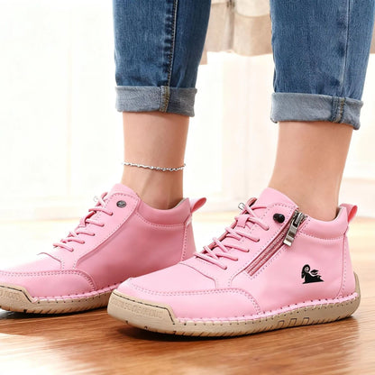 (🔥 50% de descuento - ¡No te lo pierdas!) Zapatos de piel de becerro seleccionados - Zapatos ortopédicos - 👞 - Duraderos, antideslizantes e impermeables (soporte de arco, alivio del dolor, unisex)