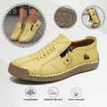 Mocasines de Piel con Cremallera para Mujer, Zapatos Cómodos Ergonómicos, Calzado Casual para Caminar Sin Cordones